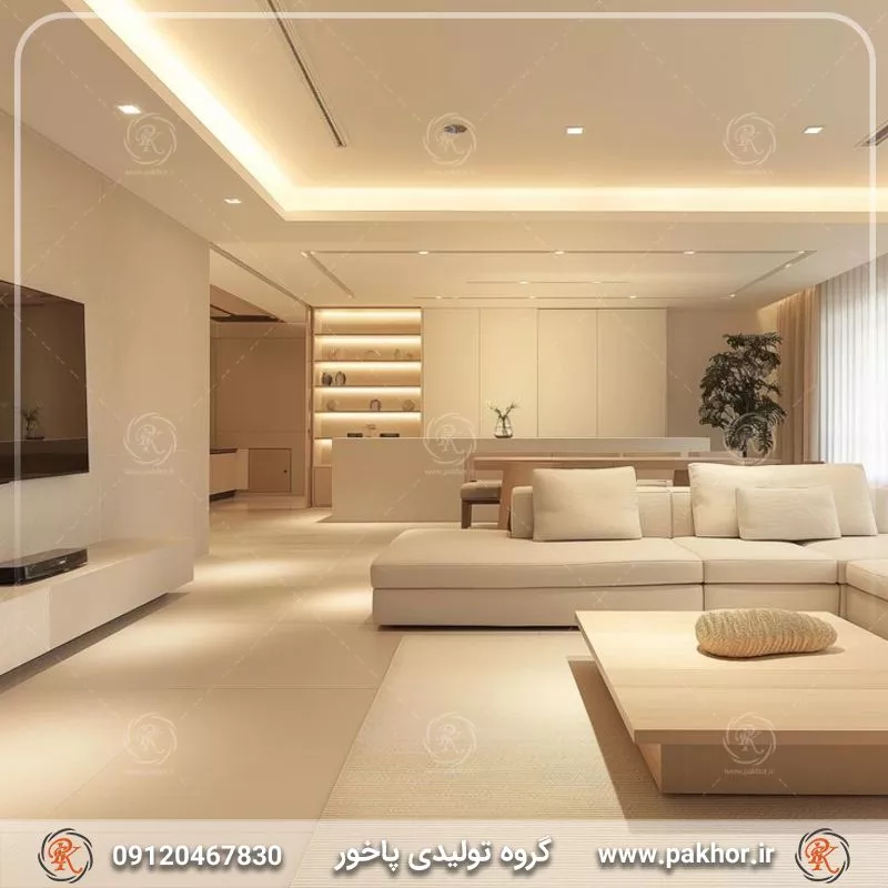 نحوه مماس کردن لاین خطی کناف با سقف